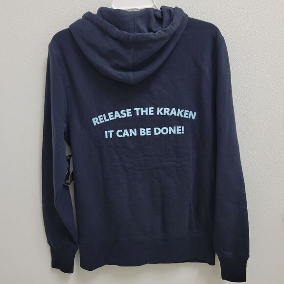 Mens 47’ brand Seattle Kraken Imprint Hoodie Small NWT NHL - Picture 2 of 5